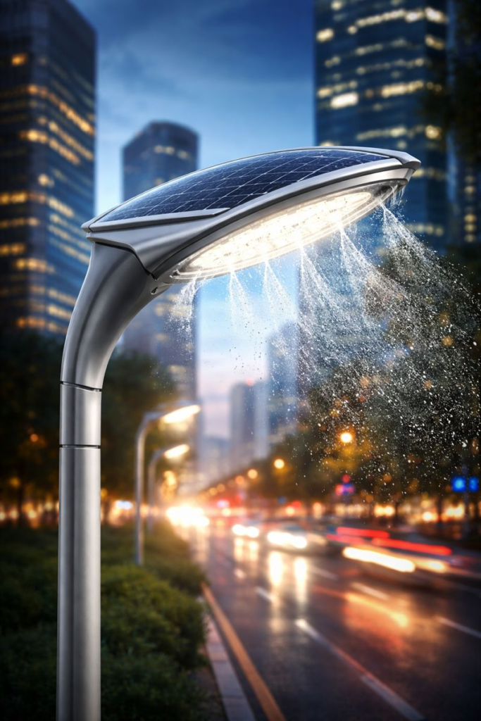 Self-Cleaning Street Lamps: Dust-Resistant Lamp Research
